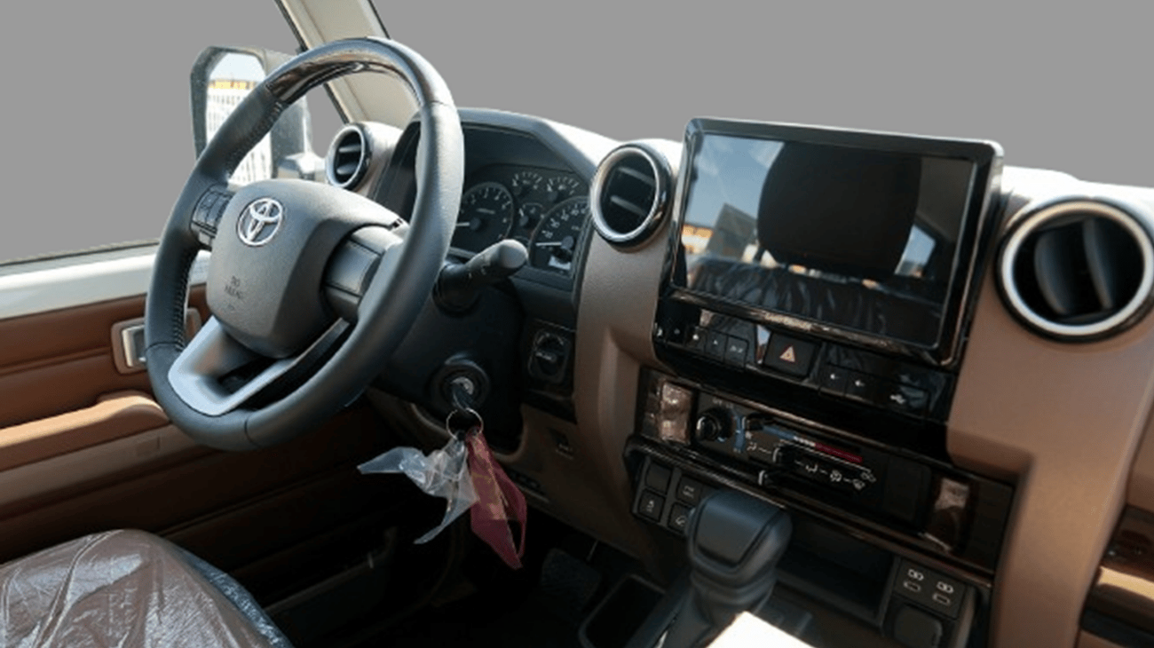 Toyota Land Cruiser 70 ECTNJM001 – Toyota LC76 5 Doors Hardtop - 4.0L Petrol Auto - White with Tan Interior
