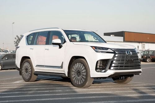 لكزس LX 700h 2026 Lexus LX700h VIP 3.5L Petrol AT (White - Orange)
