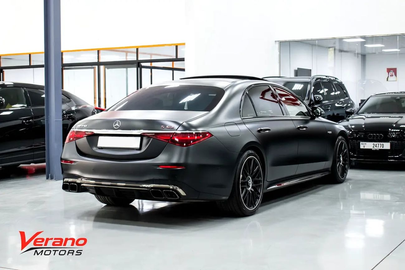 Mercedes-Benz S 63 AMG Mercedes-AMG S63 E Performance | Matte Black | Warranty Service Contract