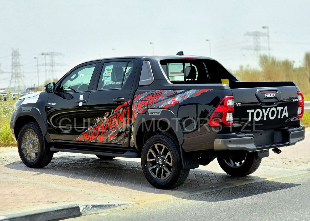 Toyota Hilux HILUX ADVENTURE PETROL 4.0L - FULL WITH COMPRESSOR - BLACK INSIDE BLACK - OMANI