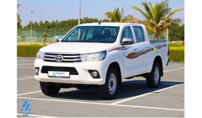 Toyota Hilux DLS 2018 Double Cab 2.4L 4WD 4x4 Diesel M/T / Well Maintained / GCC Specs / Book Now