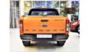 Ford Ranger LOW MILEAGE 77000KM! DIESEL ( صبغ وكاله ORIGINAL PAINT ) Ford Ranger WildTrak 4x4 2016 Model!