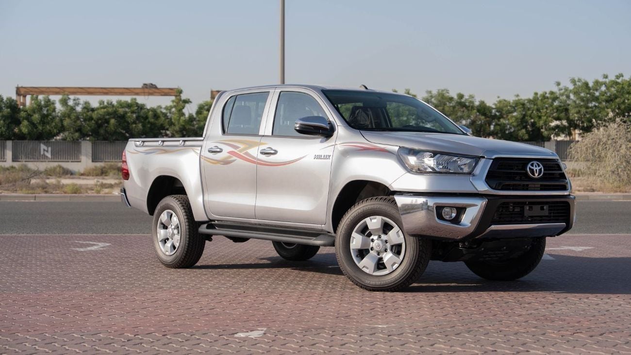 تويوتا هيلوكس 2025 Toyota Hilux 2.4 - Silver Metallic Inside Black | Export Only
