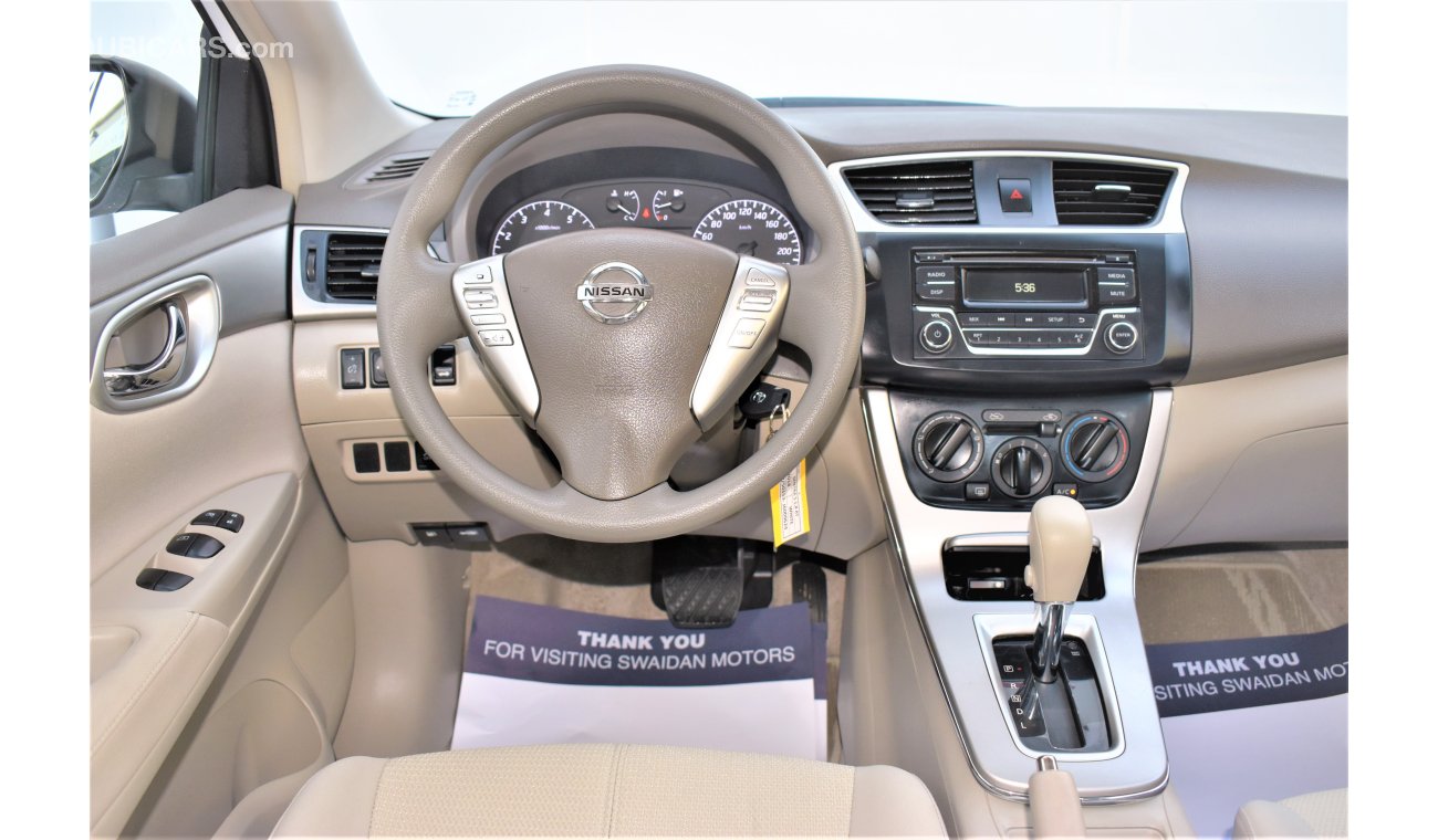 Nissan Sentra AED 840 PM | 0% DP | 1.8 S GCC WARRANTY