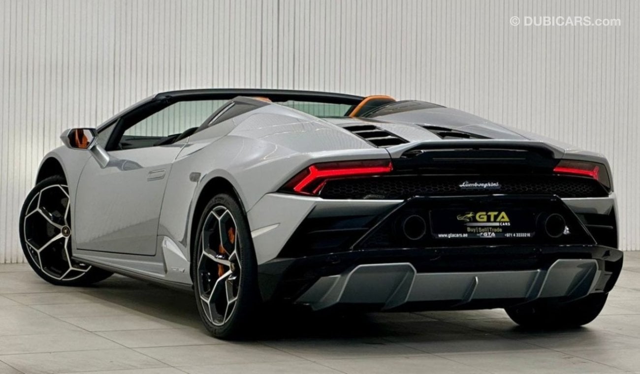 لمبرجيني هوراكان 2023 Lamborghini Huracan Evo Spyder, April 2026 Lamborghini Warranty + Service Pack, Low Kms, GCC