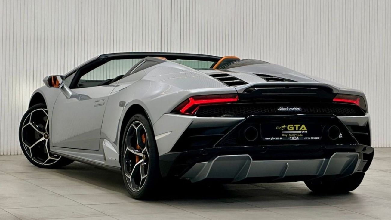 Lamborghini Huracan 2023 Lamborghini Huracan Evo Spyder, April 2026 Lamborghini Warranty + Service Pack, Low Kms, GCC