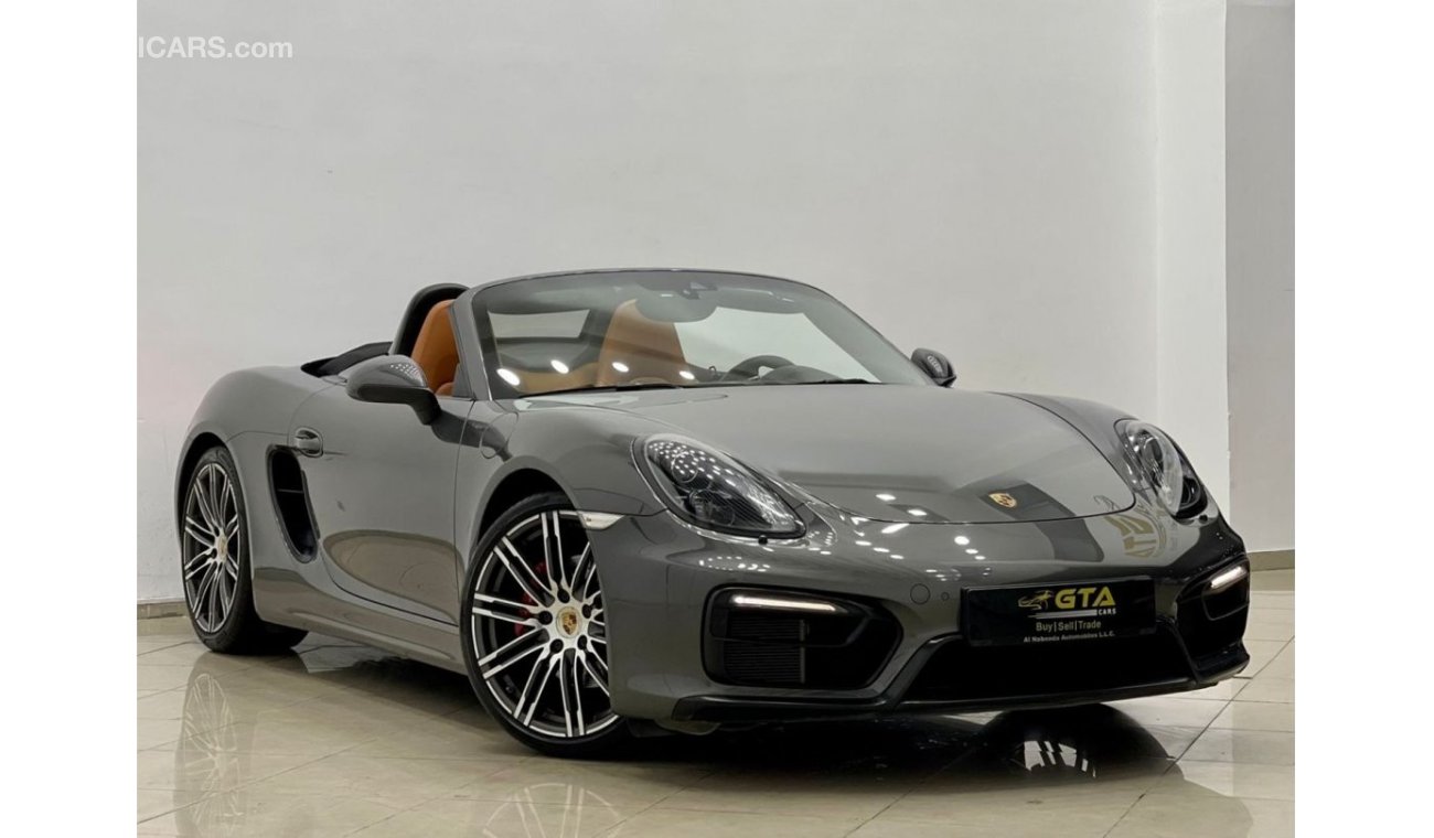 Porsche Boxster GTS 2015 Porsche Boxster GTS, March 2023 Porsche Warranty-Full Porsche Service History, Warranty, GCC