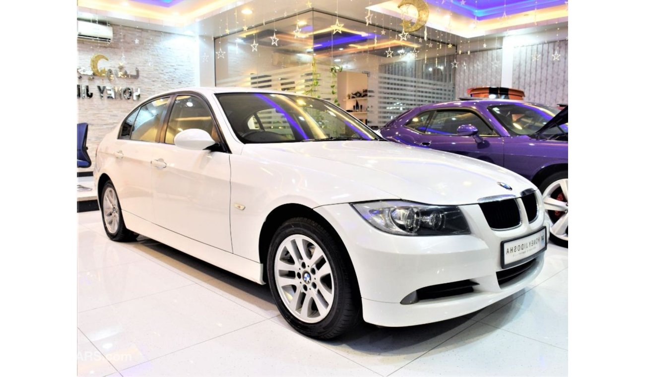 بي أم دبليو 320 AMAZING BMW 320i 2008 Model!! in White Color! GCC Specs