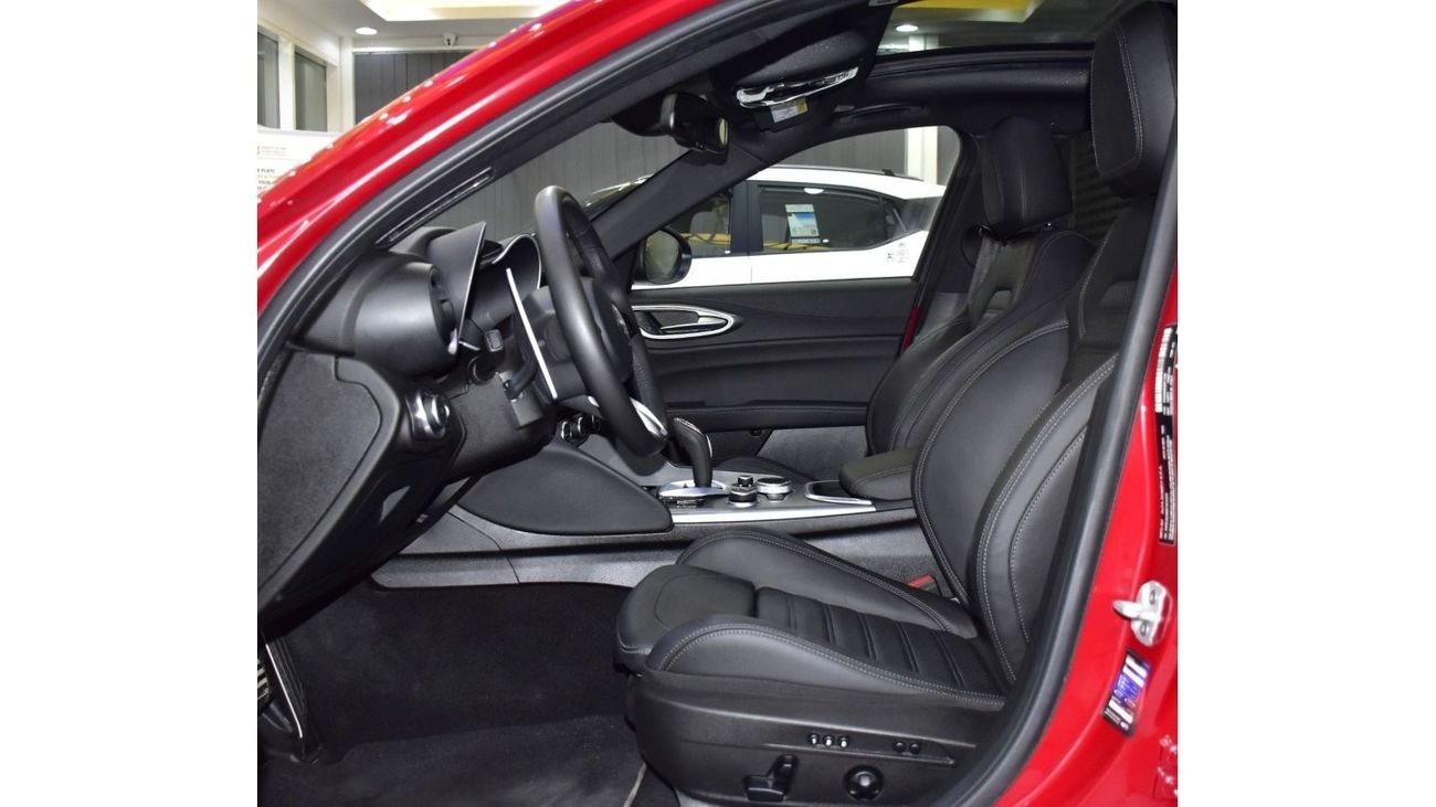 Alfa Romeo Giulia EXCELLENT DEAL for our Alfa Romeo Giulia Q2 Veloce ( 2023 Model ) in Red Color GCC Specs