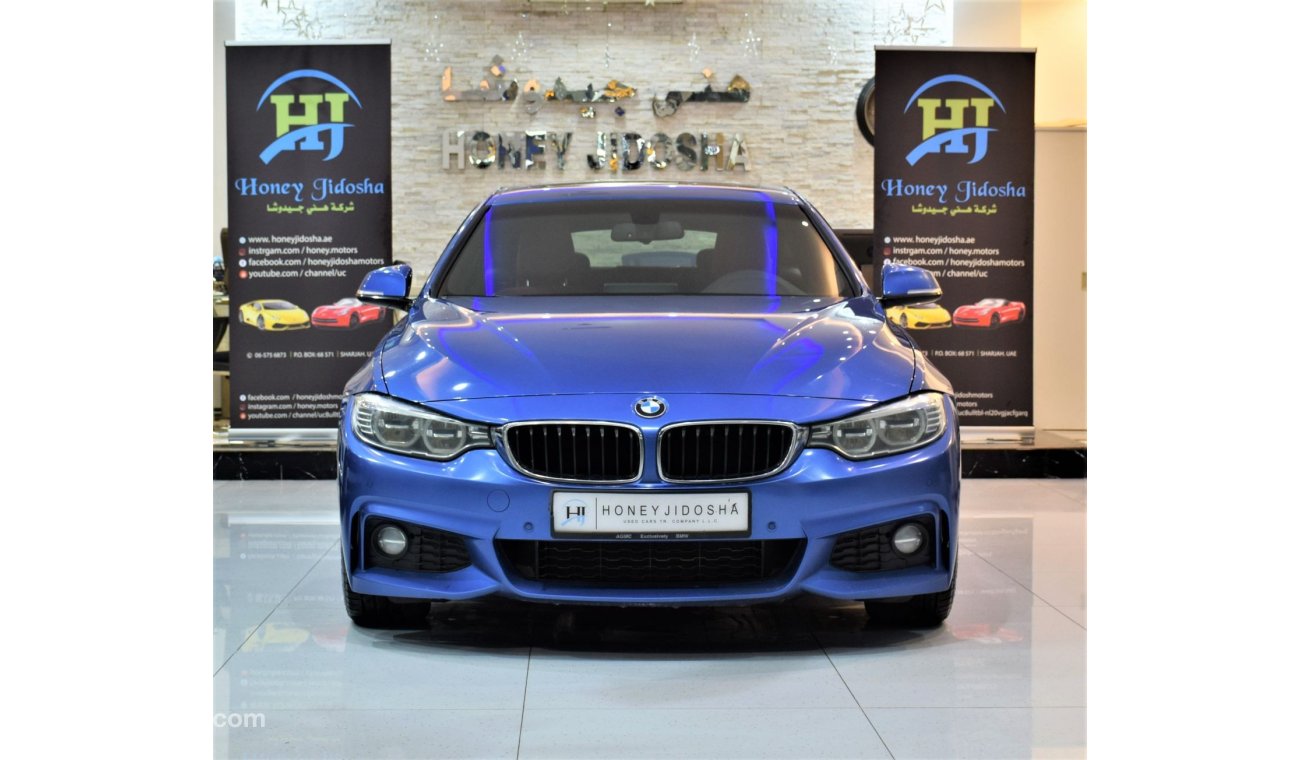 BMW 420i EXCELLENT DEAL for our BMW 420i M-Kit GranCoupe 2016 Model!! in Blue Color! GCC Specs