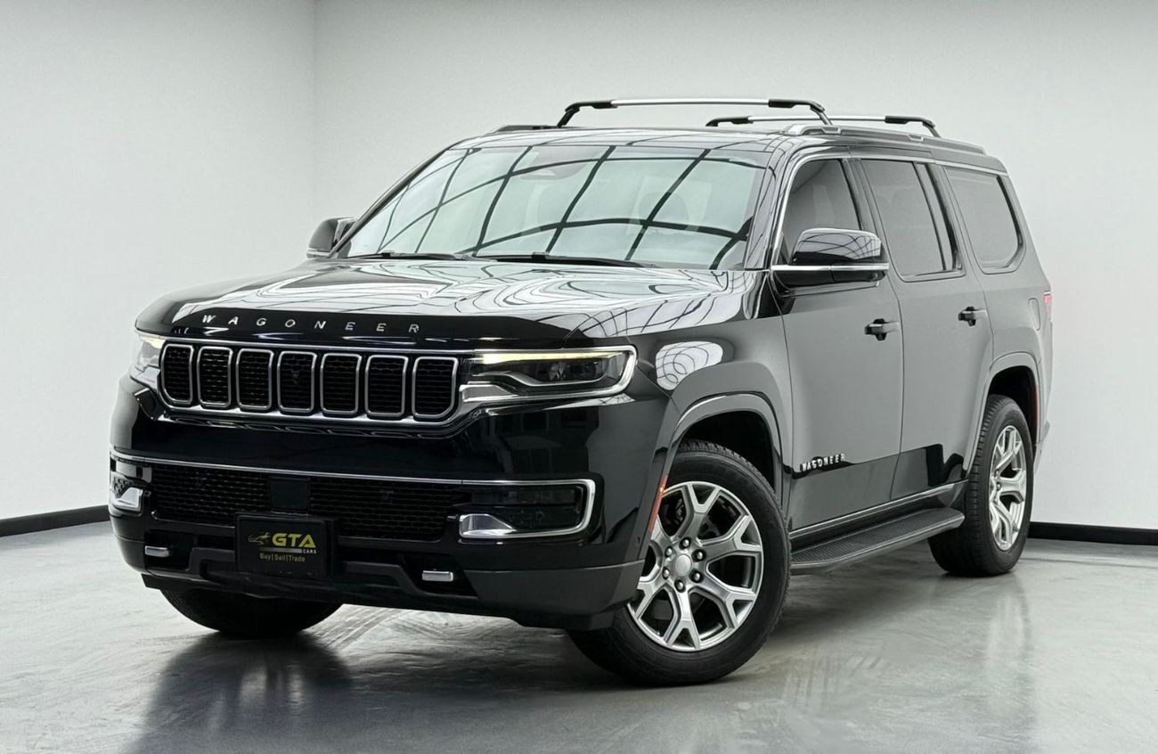 جيب واجونير 2022 Jeep Wagoneer Series II, 1 Year Warranty, Full Agency Service History, GCC
