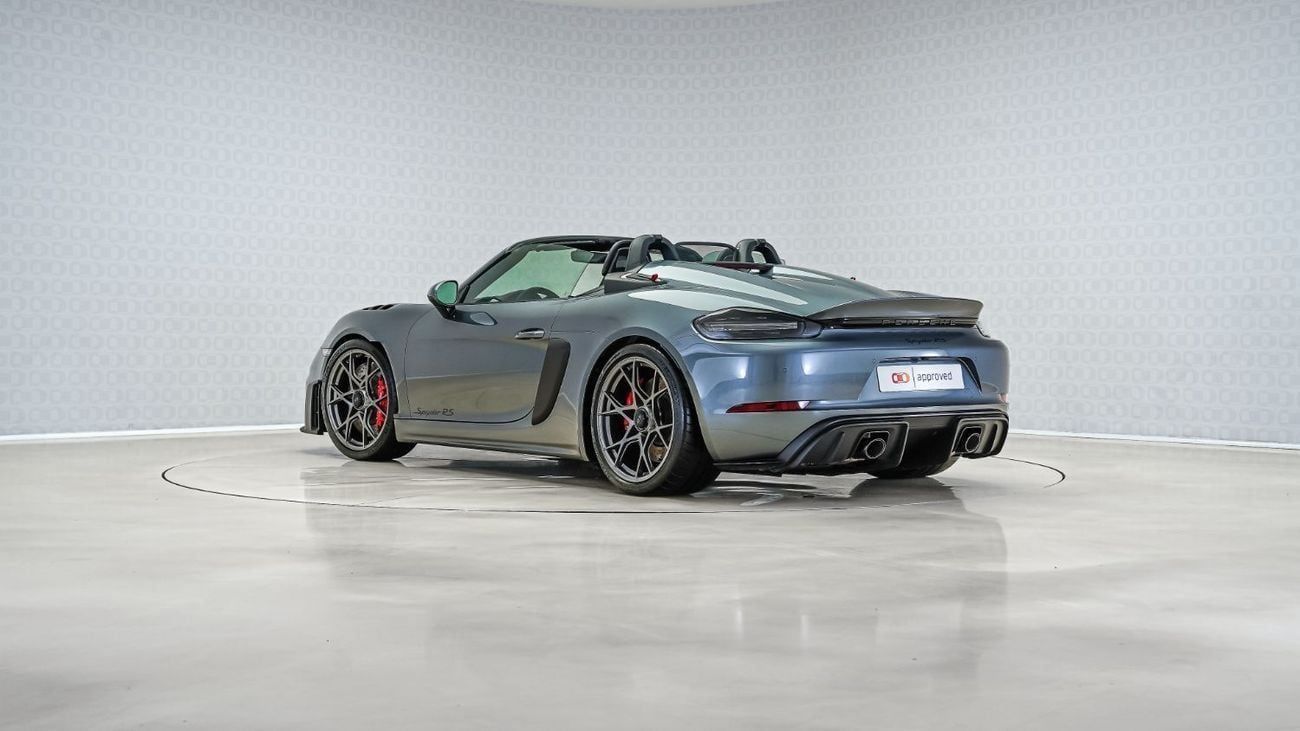 Porsche 718 Spyder RS UAE's Very Best Example | AED 9,237 Per Month