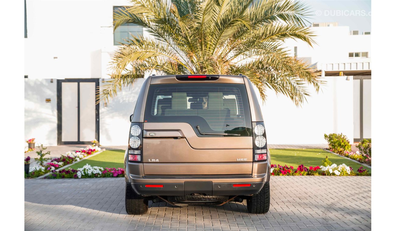 لاند روفر LR4 HSE - Fully Agency Serviced! - AED 1,547 Per Month - 0% DP