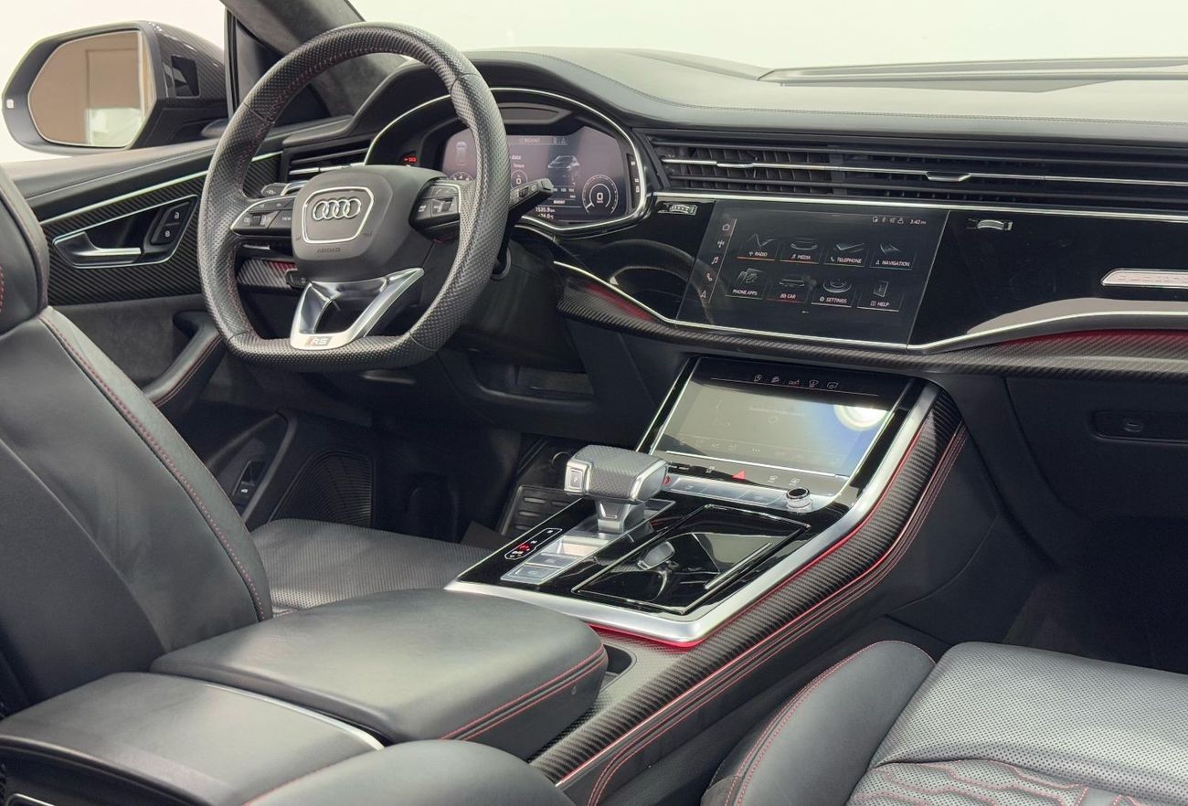 Audi RS Q8 TFSI quattro 4.0L 2020 Audi RSQ8 Quattro, Warranty, Audi Service Pack, Carbon Fiber Package, GCC