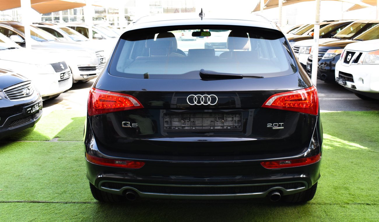 Audi Q5 4 cylinder 2013 model, paint agency, panoramic, cruise control, control wheels, sensors, in excellen