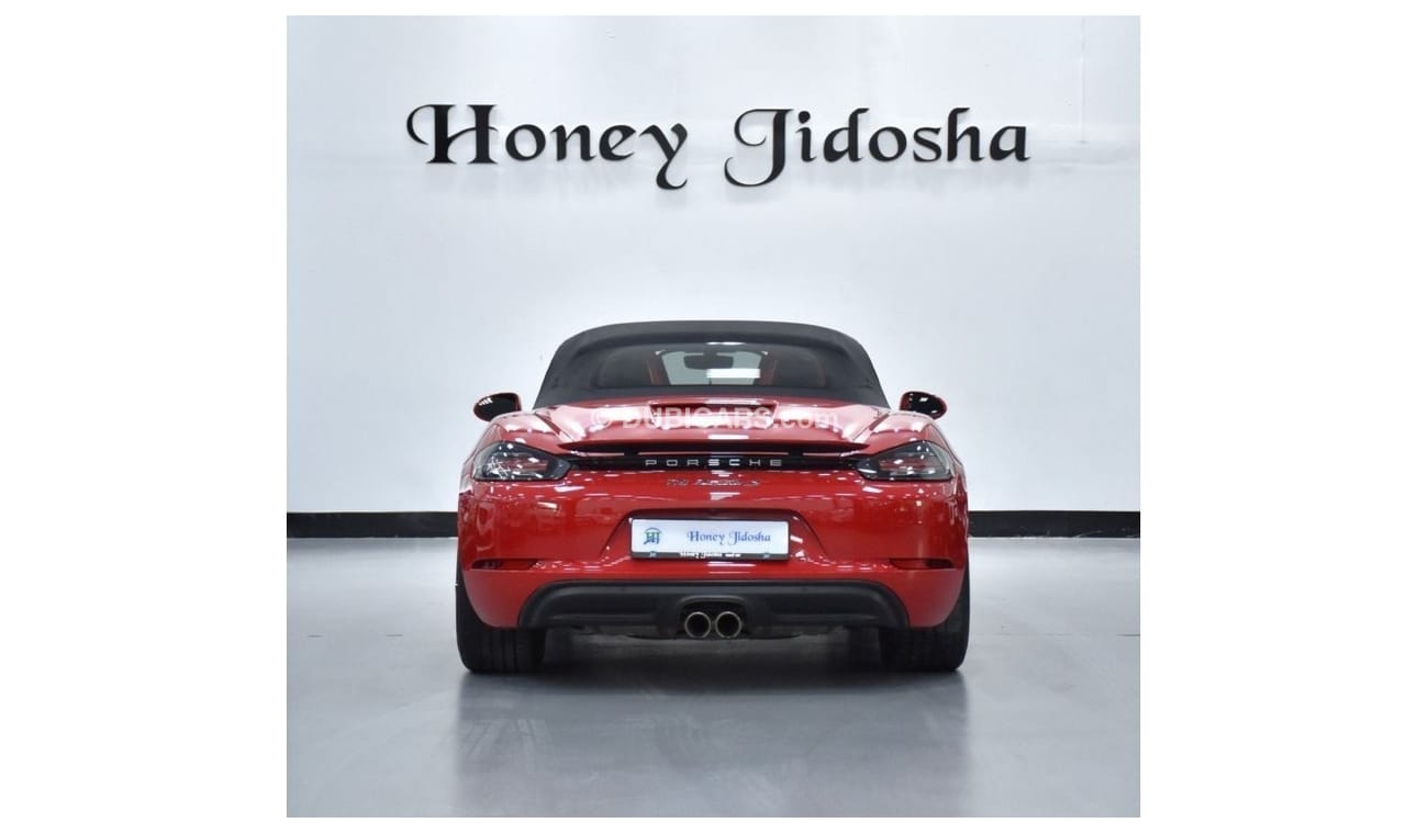 Porsche 718 Boxster EXCELLENT DEAL for our Porsche 718 Boxster S 2.5L ( 2017 Model ) in Red Color GCC Specs