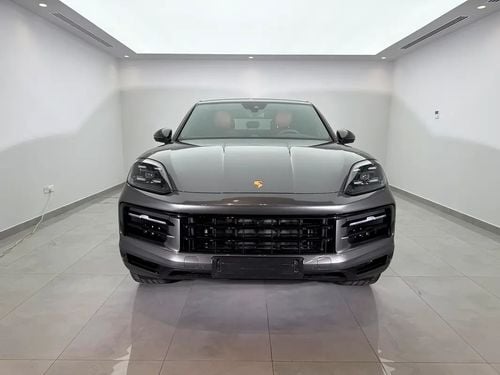 Porsche Cayenne 2024 Porsche Cayenne E-Hybrid Coupe (GCC Specs) – Grey with Red Interior