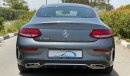 Mercedes-Benz C 300 Coupe 2019, 2.0L I-4 Turbo, GCC, 0km with 3 Years or 100,000km Warranty