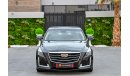 Cadillac CTS | 1,660 P.M (4 Years) | 0% Downpayment | Perfect Condition | Amazing Condition!