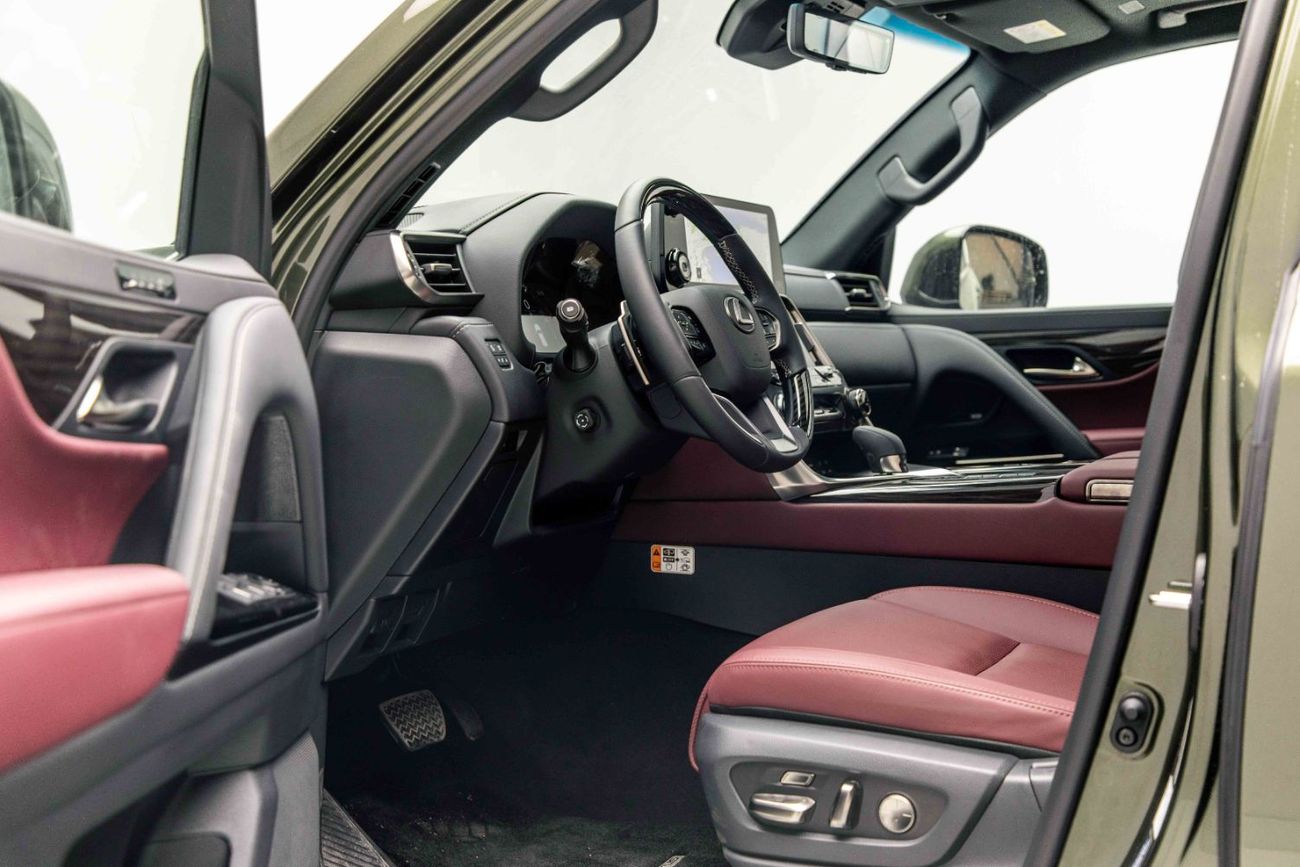 Lexus LX 700h 3.5L - Sonic Quartz Inside Crimson | Export Only