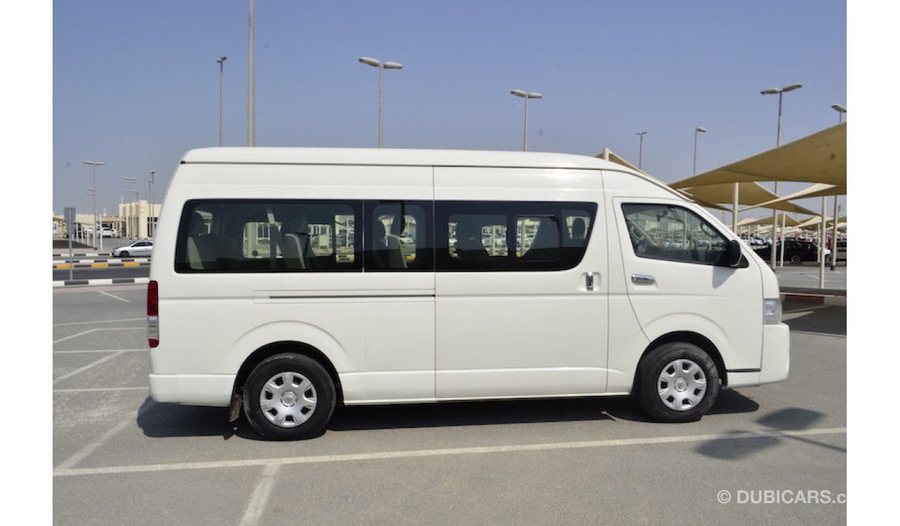 Toyota Hiace HIGH ROOF 15 SEATER BUS GCC SPECS