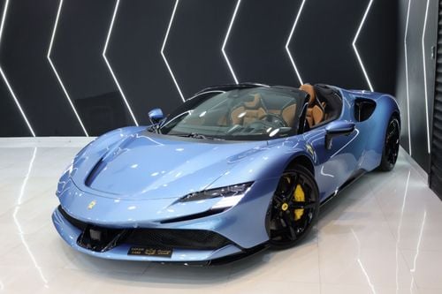 فيراري SF90 ستراديل SPIDER JBL Audio, Carbon Fiber Interior, ADAS Full Pack, Dealer Service Package!!