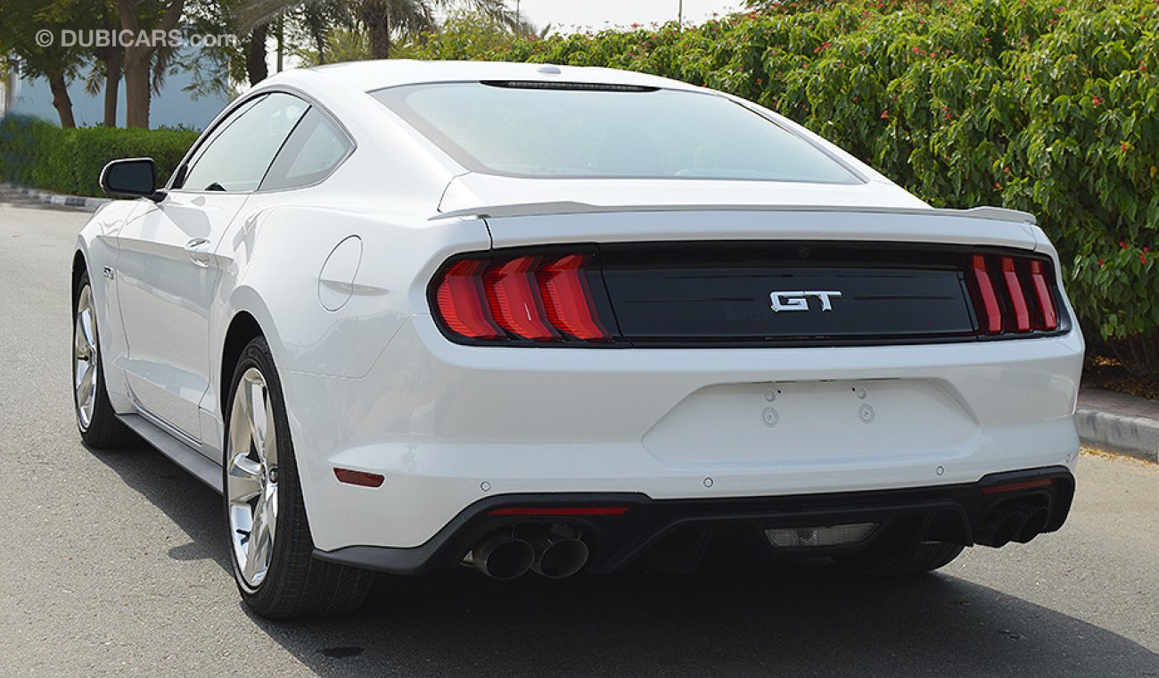 Ford Mustang GT Premium 2018, 5.0 V8 GCC, 460hp, 0km with 3Yrs or 100K km WRNTY, 60K km Service at Al Tayer