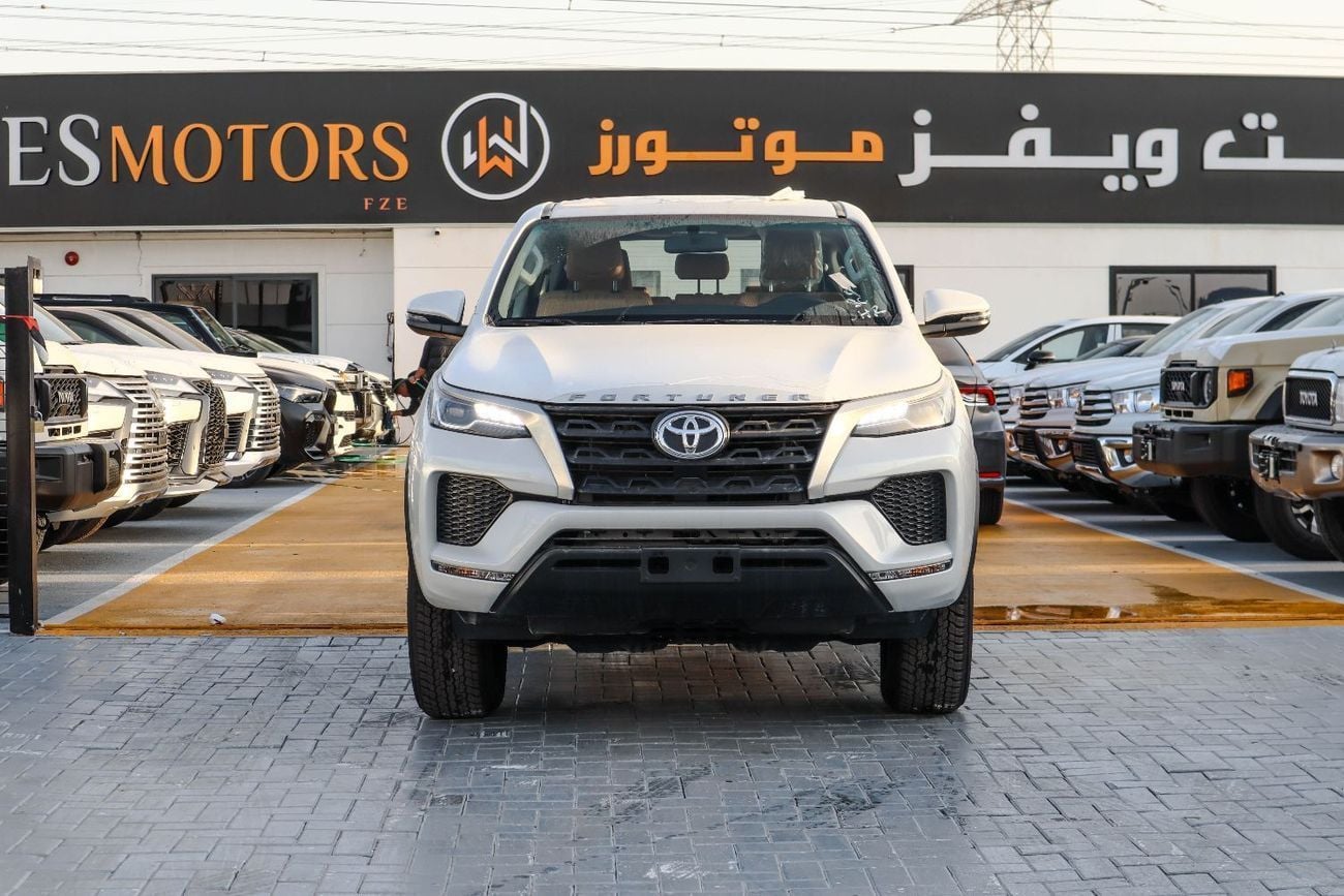 Toyota Fortuner EXR 2.7L (160 HP)  Toyota Fortuner (TGN156) – 2.7L Petrol – SR5 – 4WD – White – 2025 Model
