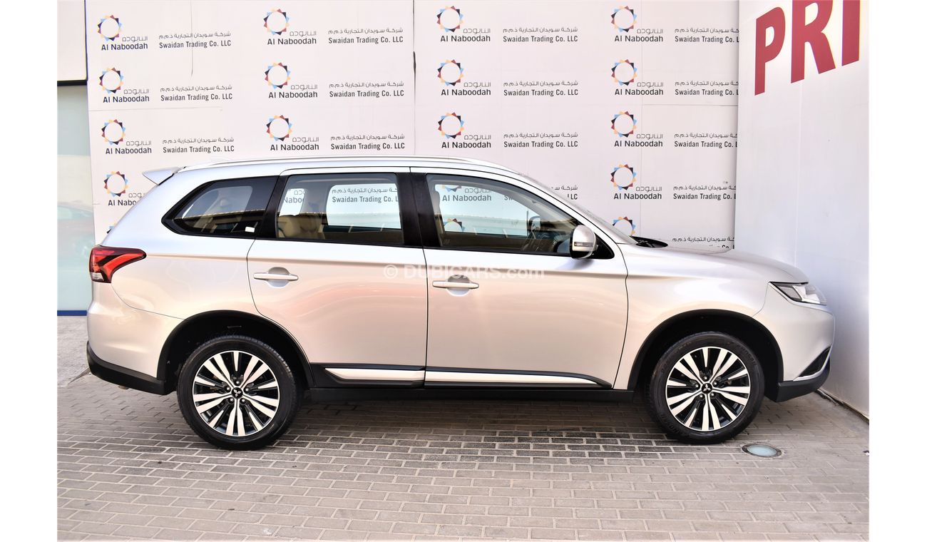Mitsubishi Outlander AED 1039 PM | 2.4L GLX 4WD 7-STR GCC DEALER WARRANTY
