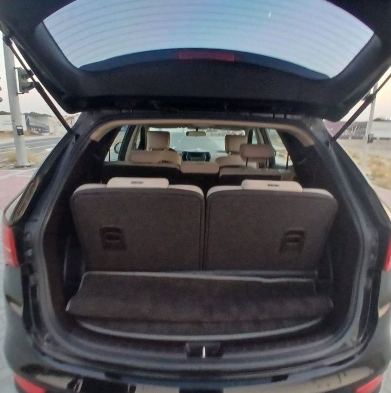 هيونداي سانتا في GLS موديل 2015 خليجي فل مواصفات بانوراما وكراسي جلد ومثبت سرعه