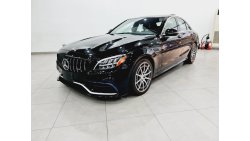 Mercedes-Benz C 63 AMG - 2019- UNDER WARRANTY- IMMACULATE CONDITION - AED 3,420 PER MONTH  FOR 5 YEARS BANK LOAN - CLEAN TI