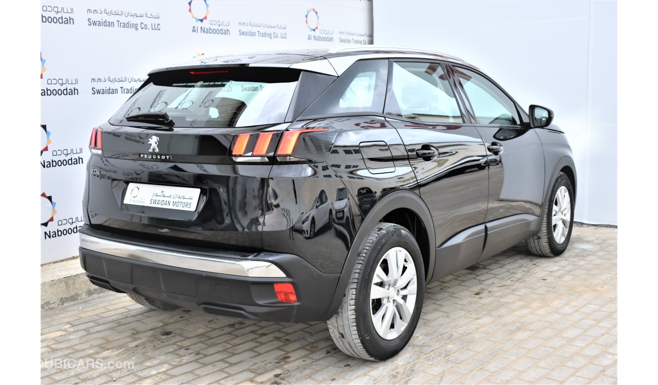 بيجو 3008 1.6L ACTIVE 2018 GCC SPECS AGENCY WARRANTY UP TO 2023 OR 100000KM