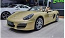 Porsche Boxster Std SPECIAL OFFER  PORSCHE BOXSTER 2013 GCC IN PERFECT CONDITION WITH ONLY 34K KM (SERVICE H