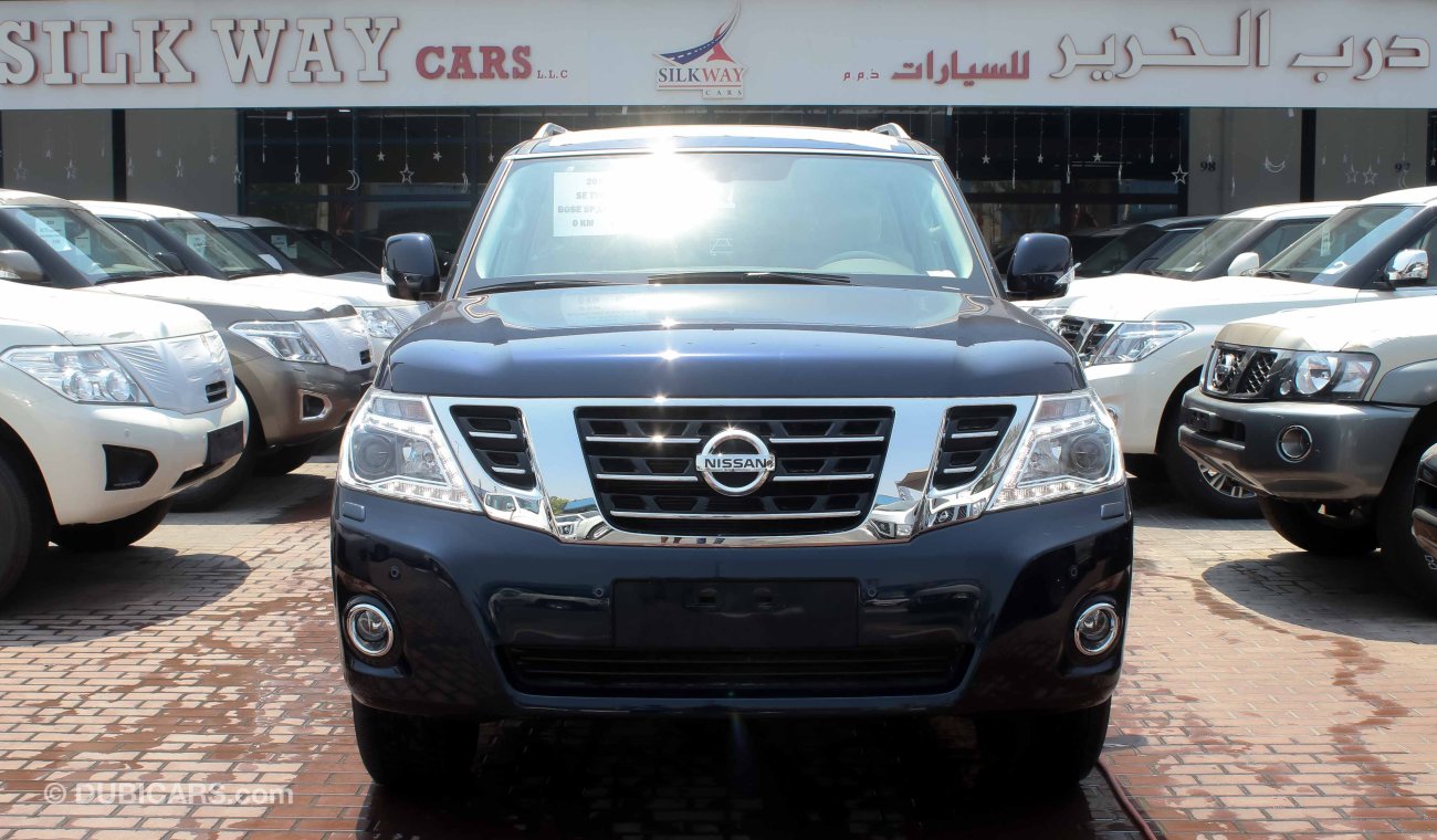 Nissan Patrol SE Leather , Bose speakers ,sunroof, Upgraded platinum with agency warranty and VAT inclusive price