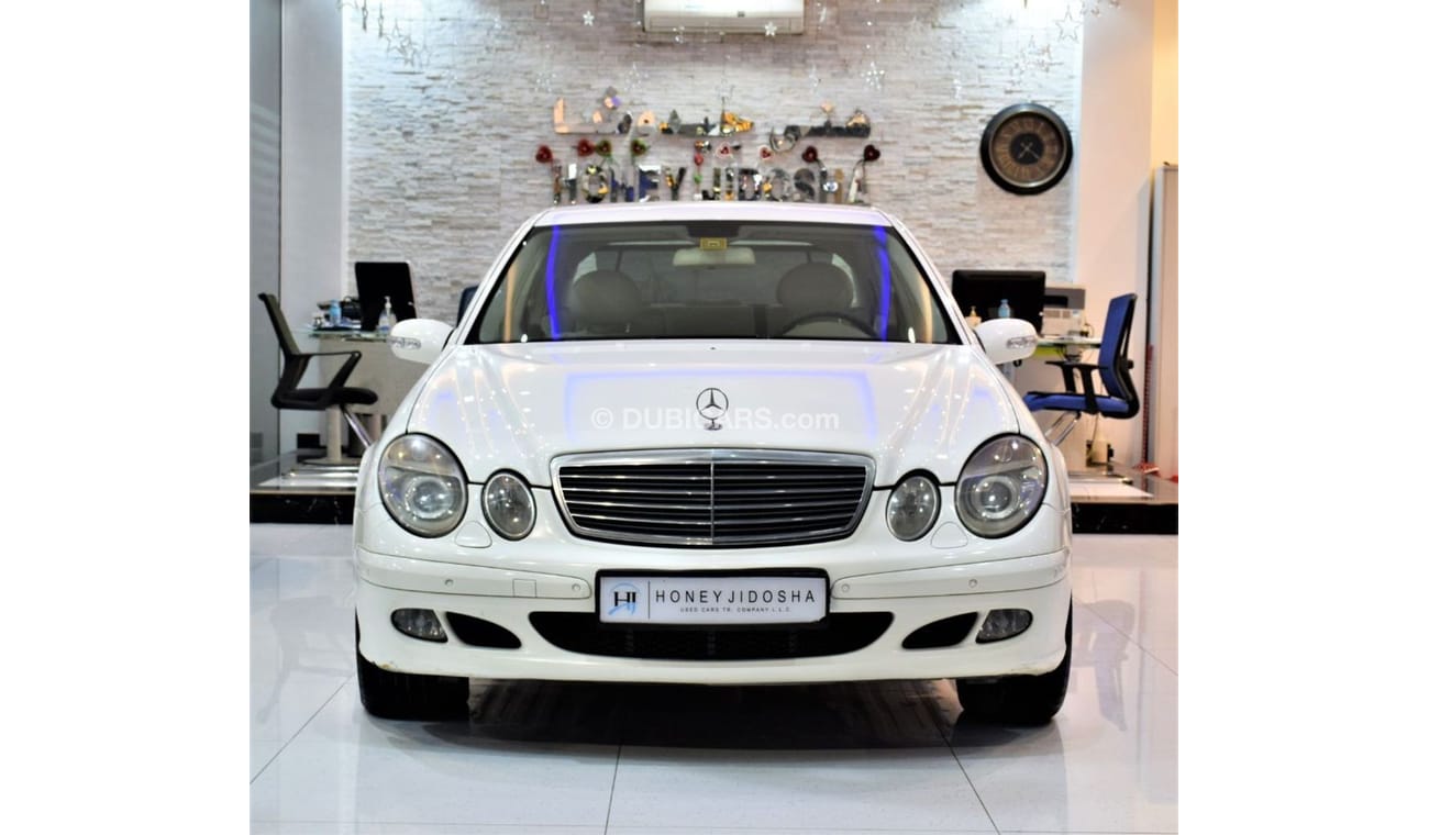 Mercedes-Benz E200 ORIGINAL PAINT ( صبغ وكاله ) Mercedes E200 2005 Model!! in White Color! GCC Specs