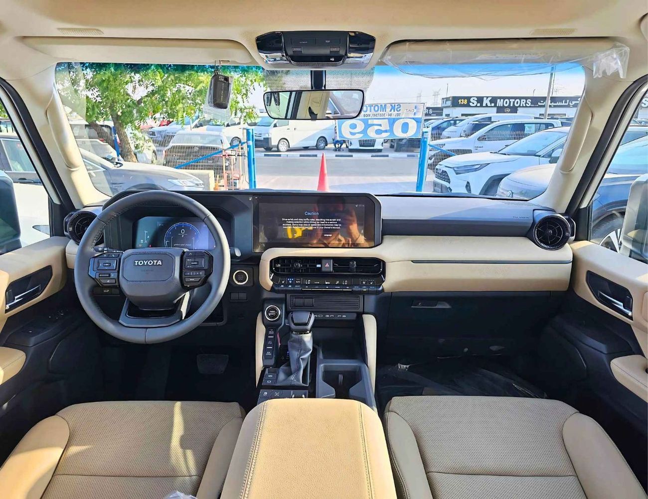 Toyota Prado ALL ROUNDER TURBO / 2.4T V4 PETROL / DRIVER PWR SEAT WITH LEATHER SEATS / FULL OPTION (CODE # P24AR)