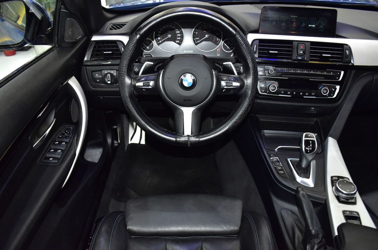 بي أم دبليو 440i EXCELLENT DEAL for our BMW 440i M-Kit Convertible ( 2017 Model ) in Blue Color GCC Specs