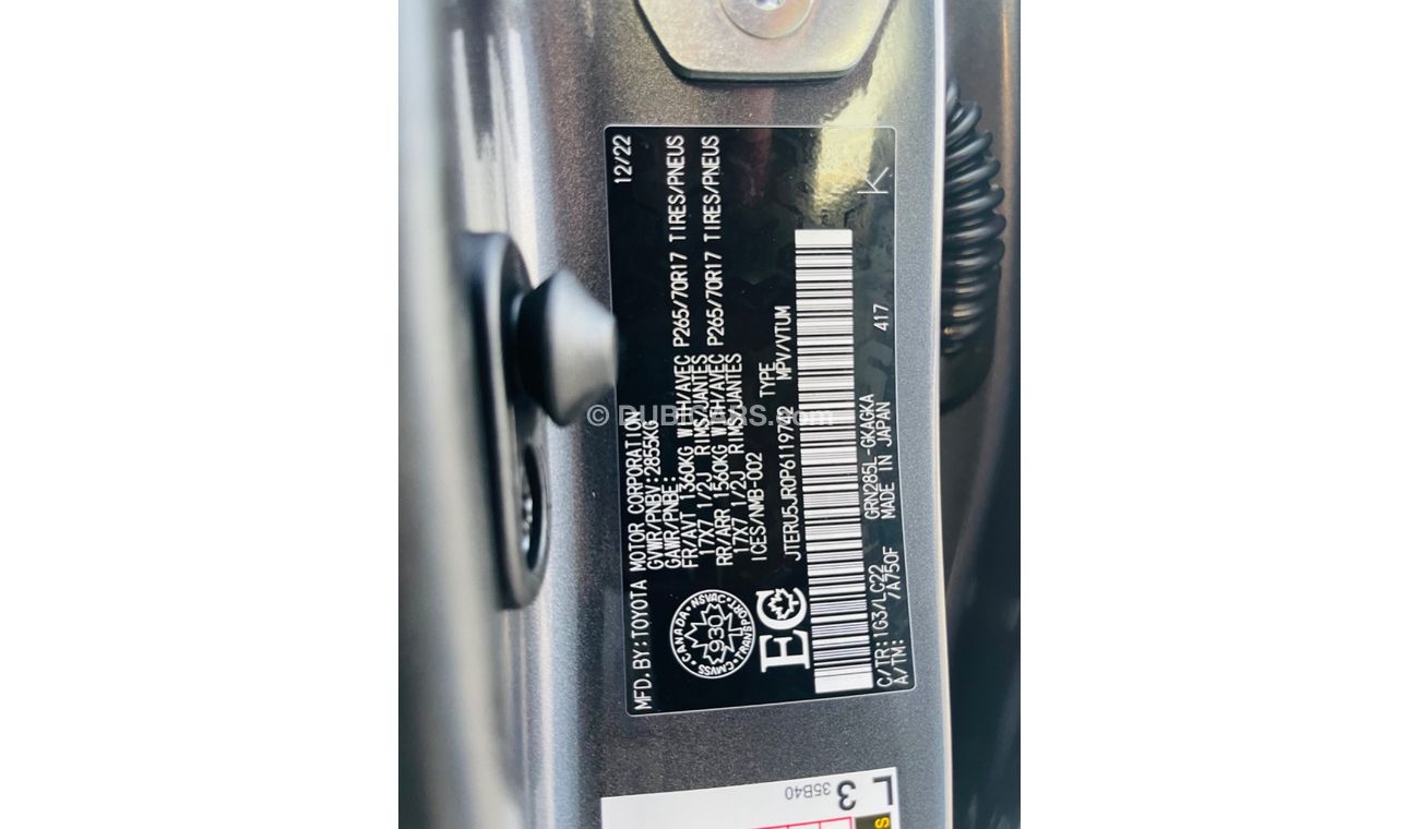 Toyota 4Runner Trd 360 cameras