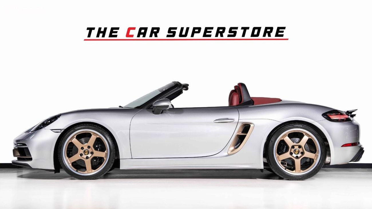 Porsche 718 Boxster 2022-PORSCHE BOXSTER-25 YEARS ANNIVERSARY EDITION-GCC-SPECIAL CAR-AL NABOODA WARRANTY TILL 2026