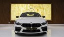 BMW M8 COMPETITION COUPÉ , GCC UNDER WARRANTY AND CONTRACT SERVICE