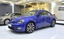 Volkswagen Beetle EXCELLENT DEAL for our Volkswagen Beetle ( 2015 Model ) in Blue Color GCC Specs