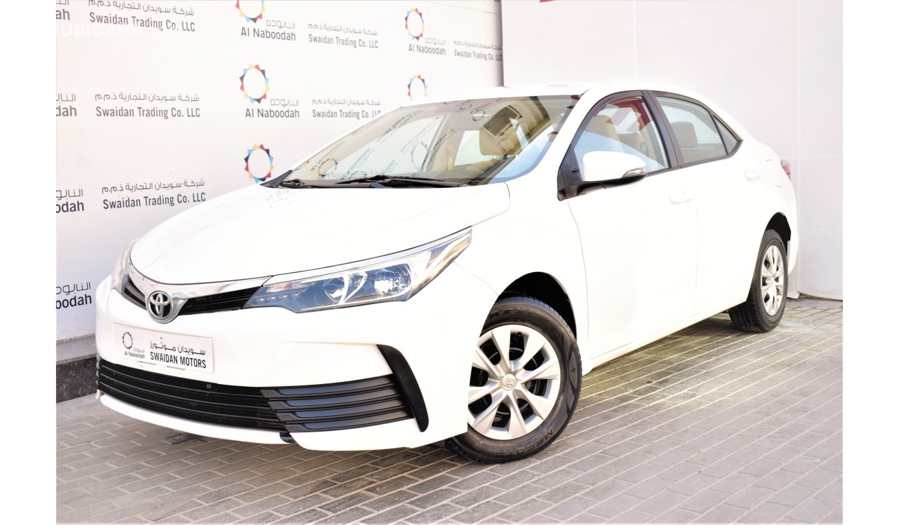 Toyota Corolla 1.6L SE 2017 GCC DEALER WARRANTY