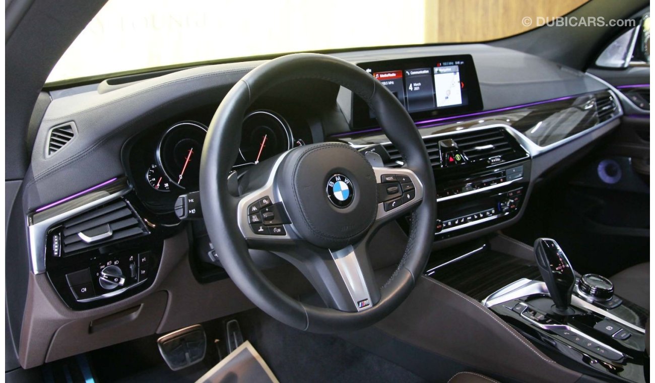 BMW 640i Gran Turismo,M AERODYNAMICS PACKAGE,GCC,UNDER WARRANTY AND CONTRACT SERVICE.