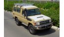 تويوتا لاند كروزر 78  LWB  HARD TOP SPECIAL V8 4.5L TURBO DIESEL 9 SEAT 4WD MANUAL TRANSMISION WAGON