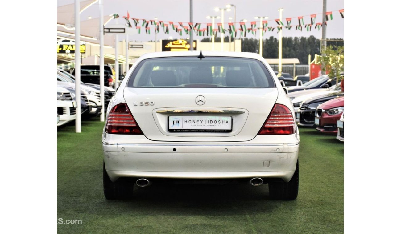 مرسيدس بنز S 350 "( AS IT IS )" Mercedes Benz S350 2001 Model!! in White Color! GCC Specs