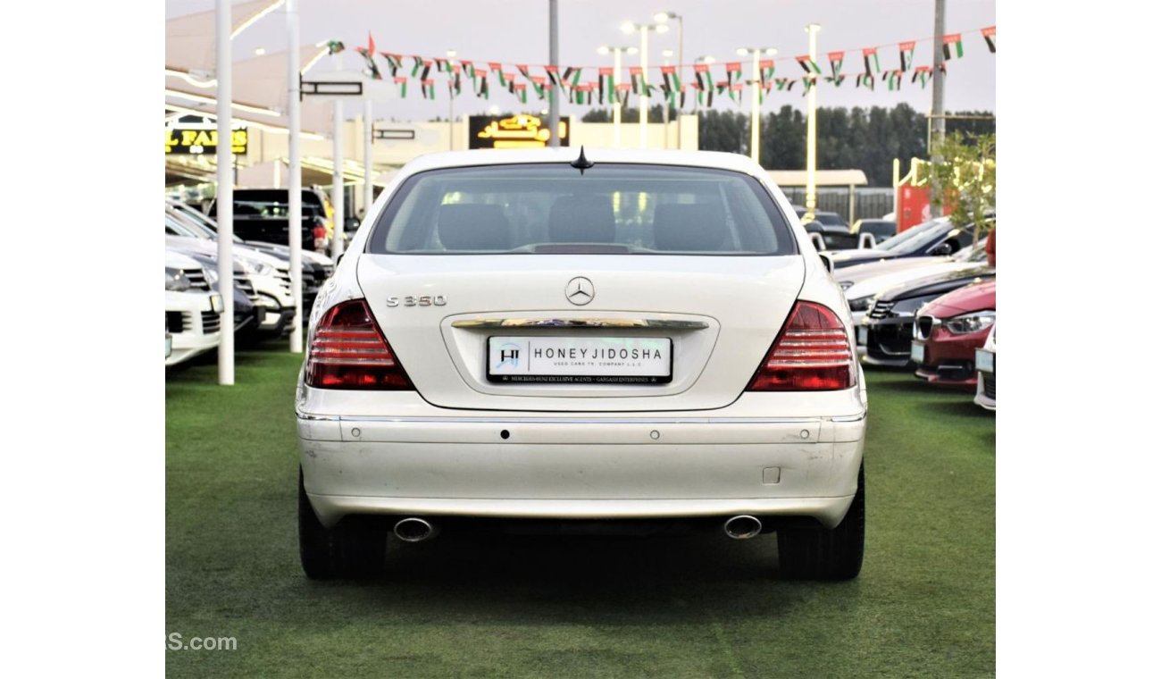 Mercedes-Benz S 350 "( AS IT IS )" Mercedes Benz S350 2001 Model!! in White Color! GCC Specs