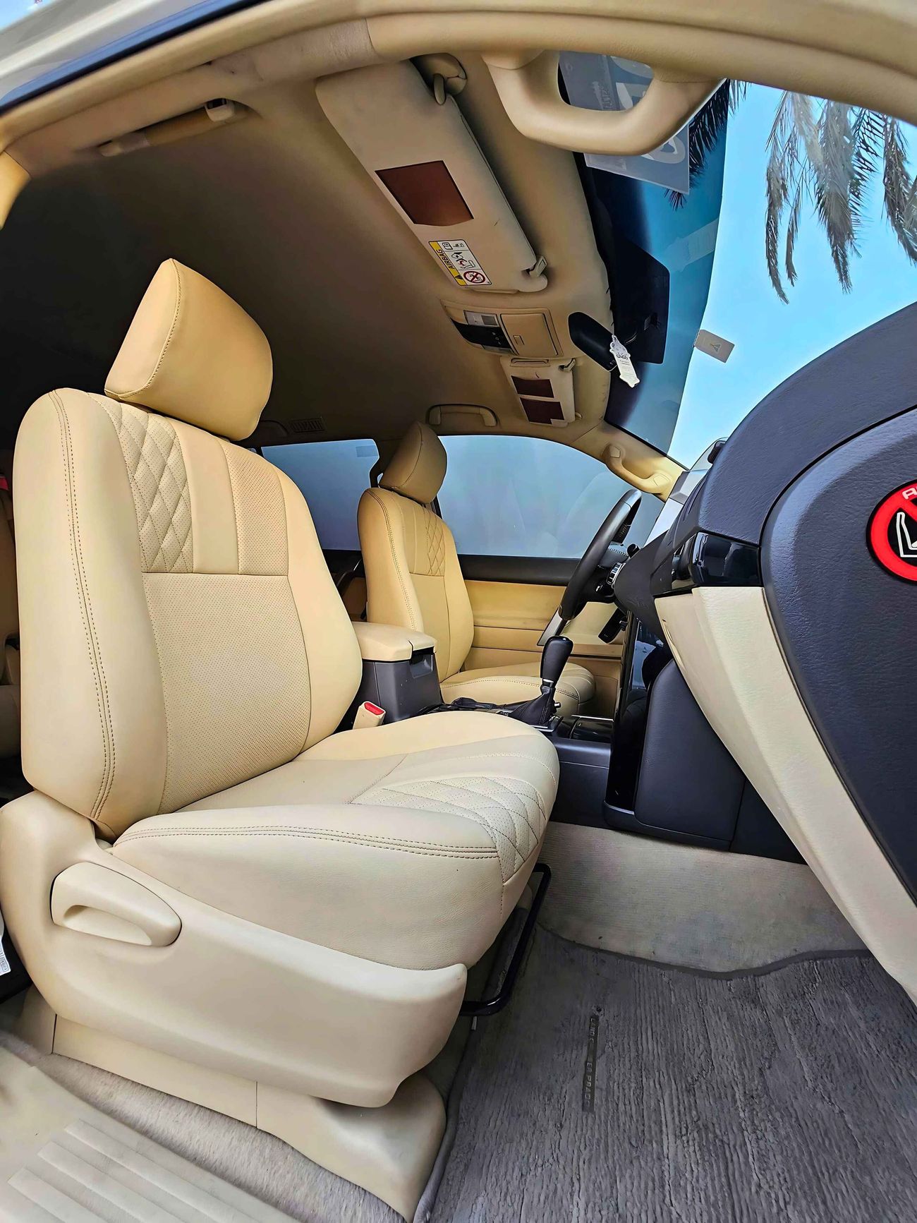 Toyota Prado GXR V6/ GCC/ LEATHER/ DVD+CAMERA/ ORG KMS/ ORG PAINT/ SPARE UP/ 1309 MONTHLY/ LOT# 96226