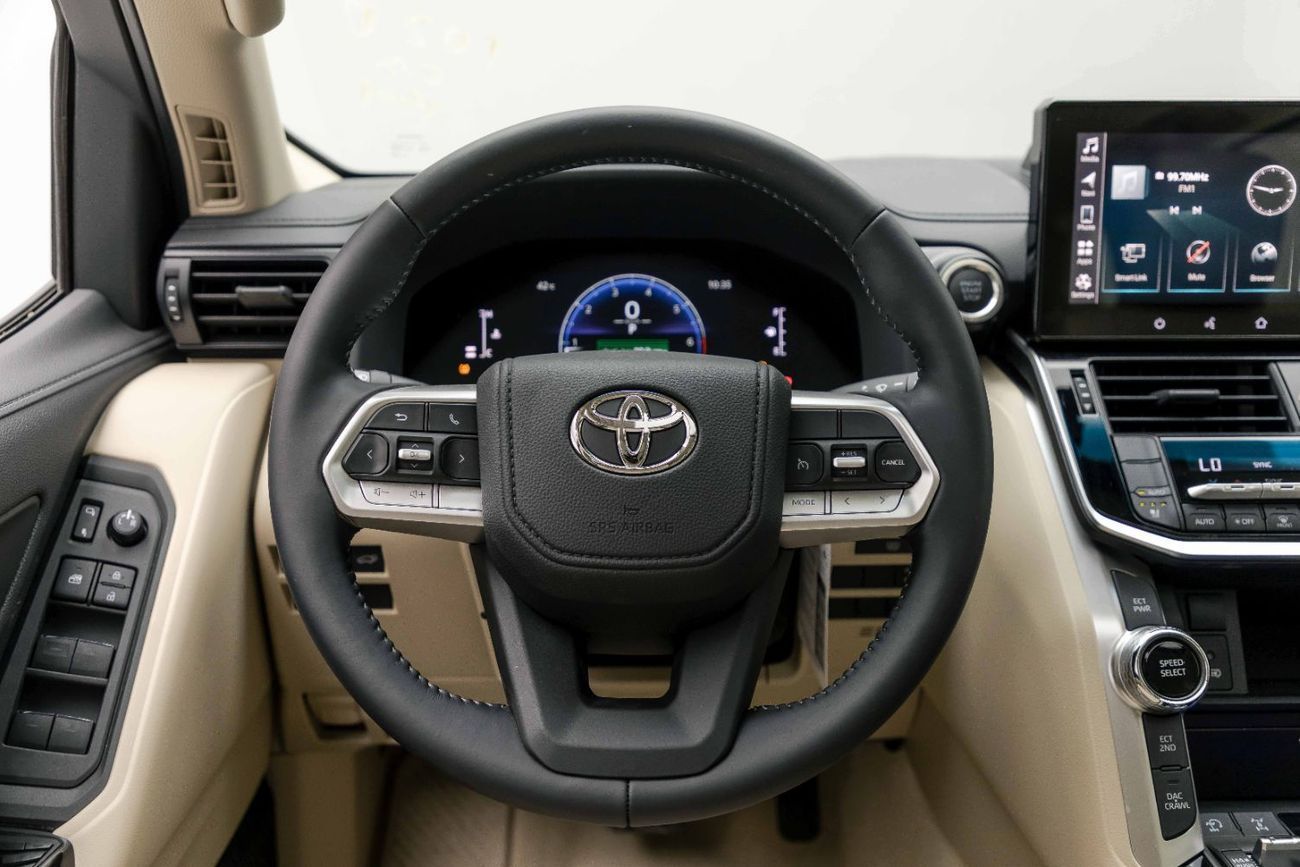 Toyota Land Cruiser GXR 4.0L - White Pearl Inside Beige | Export Only