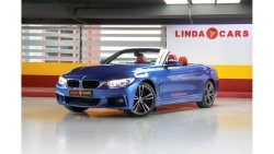 بي أم دبليو 435 BMW 435i M-Sport Convertible 2016 GCC under Warranty with Flexible Down-Payment.