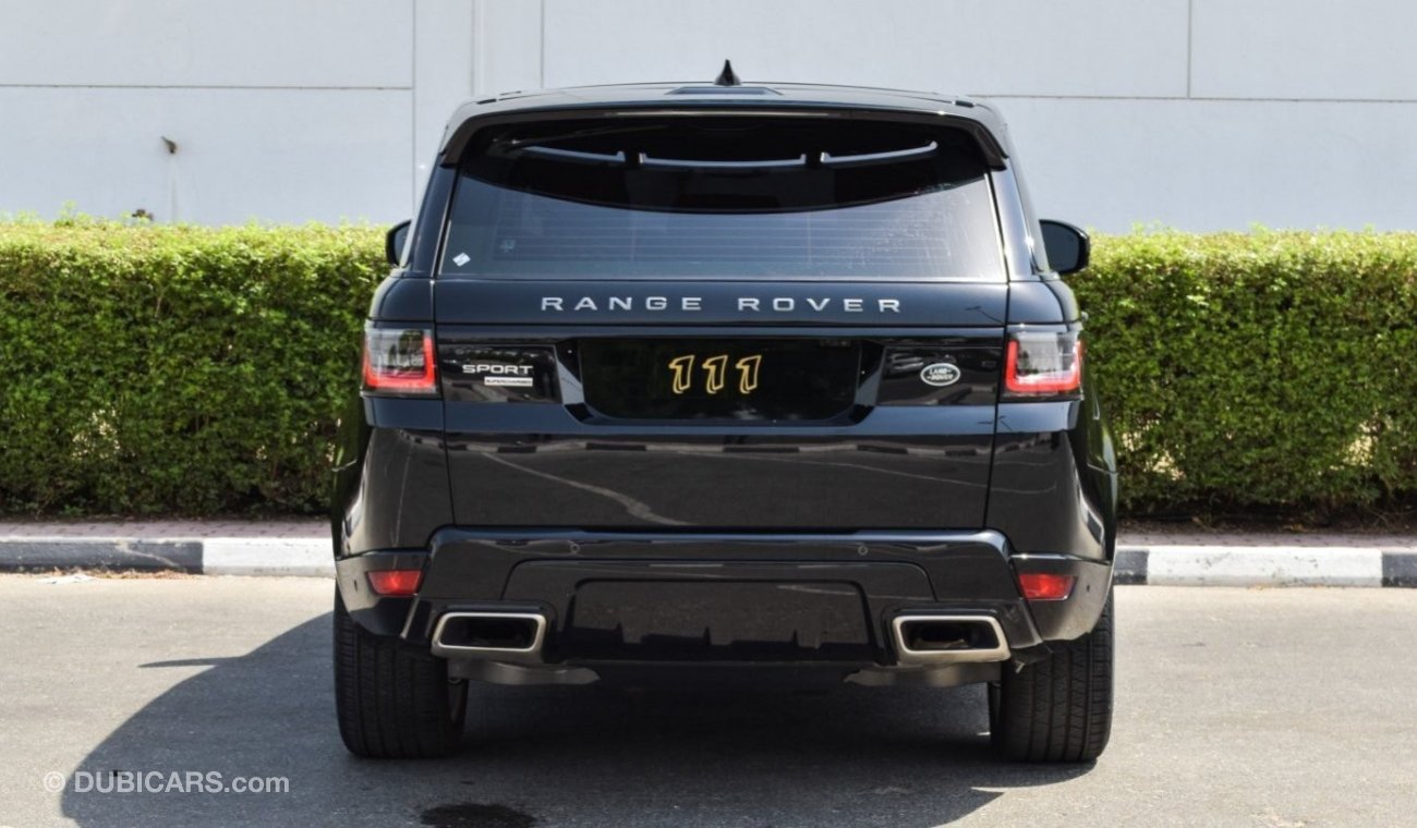 Land Rover Range Rover Sport Supercharged / Warranty and Service Contract / GCC Specifications